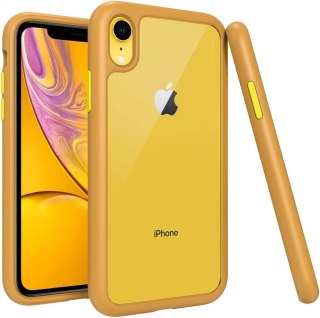 ETUI APPLE IPHONE XR SILIKONOWE SOLIDNE ODPORNE PRZEZROCZYSTY TYŁ