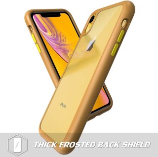 ETUI APPLE IPHONE XR SILIKONOWE SOLIDNE ODPORNE PRZEZROCZYSTY TYŁ