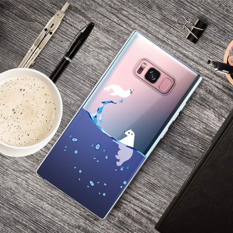 ETUI CASE DO SAMSUNG GALAXY S8 SOLIDNE WYTRZYMAŁE SILIKONOWE PLECKI