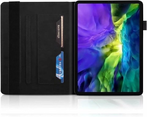 ETUI DO APPLE IPAD AIR 4 10'9 " Z KLAPKĄ CZARNY EKO SKÓRA OCHRONNY CASE