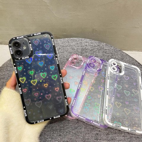 ETUI DO APPLE IPHONE 11 6.1" SOLIDNE TWARDE BEZBARWNE PLECKI SERCA RAMKA