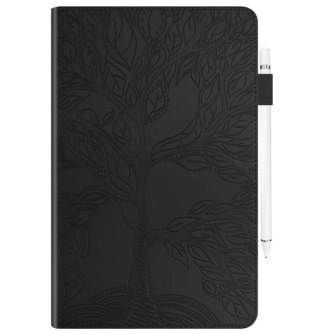 ETUI DO HUAWEI MATEPAD T8 CZARNY EKO SKÓRA ELEGANCKI ZABEZPIECZENIE +RYSIK