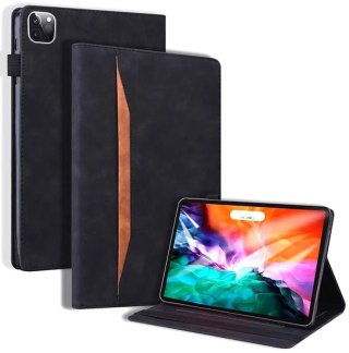 ETUI DO TABLETU APPLE IPAD PRO 11 EKO SKÓRA CZARNO BRĄZOWE +SZKŁO +RYSIK