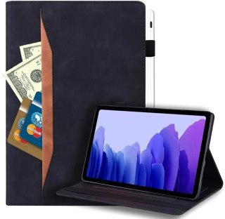 ETUI DO TABLETU APPLE IPAD PRO 11 EKO SKÓRA CZARNO BRĄZOWE +SZKŁO +RYSIK