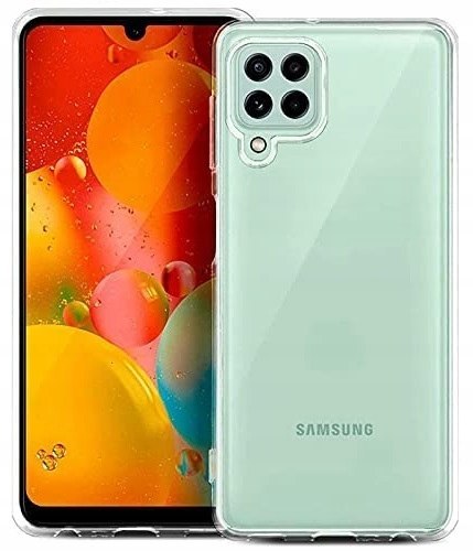 ETUI PRZEZROCZYSTE DO SAMSUNG GALAXY A22 +2x SZKŁO +2x SZKŁO NA KAMERKĘ