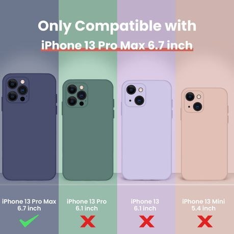 ETUI SILIKONOWE APPLE IPHONE 13 PRO MAX NIEBIESKI + 2x SZKŁO