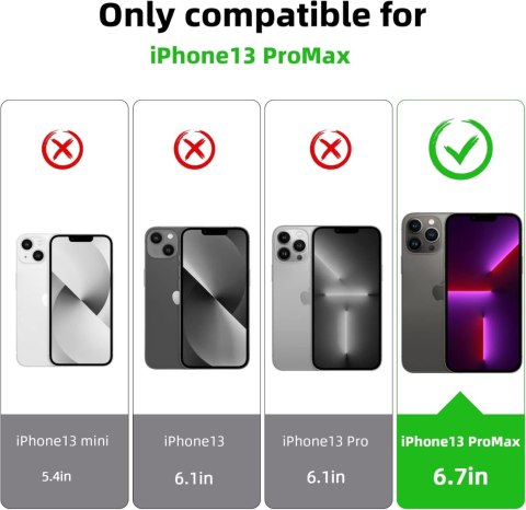 ETUI SILIKONOWE APPLE IPHONE 13 PRO MAX ZIELONY + 2x SZKŁO