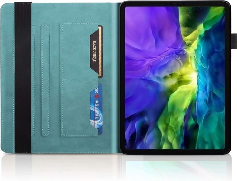 ETUI Z KLAPKĄ DO APPLE IPAD PRO 11 ZAMYKANY SKÓRA EKO TRWAŁY MORSKI +RYSIK