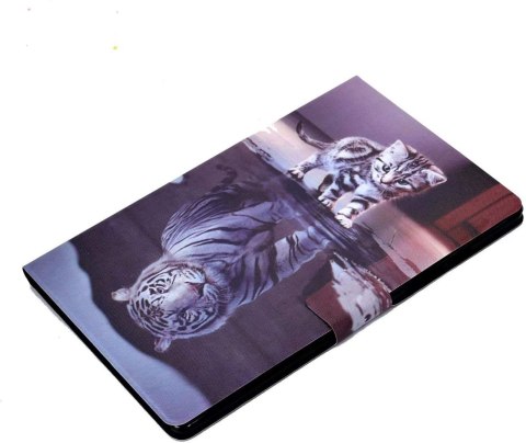 ETUI ZAMYKANE DO SAMSUNG GALAXY TAB A7 10.4" TWARDY CASE Z KLAPKĄ KOTY