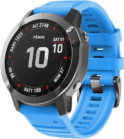 PASEK DO ZEGARKA GARMIN Fenix 6X/6X Pro/5X/5X Plus NIEBIESKI