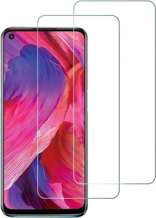 2x SZKŁO HARTOWANE DO OPPO A54 5G/A74 5G 6.50" WYSOKA OCHRONA PRZED RYSAMI