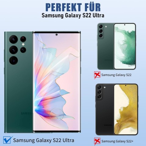 2x SZKŁO HARTOWANE DO SAMSUNG GALAXY S22 ULTRA 6.80" +2x SZKŁO NA APARAT