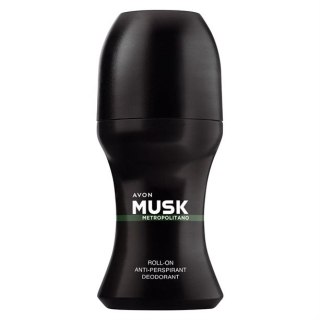 AVON MĘSKI ANTYPERSPIRANT MUSK METROPOLITANO W KULCE LIŚĆ CEDRU 50ML