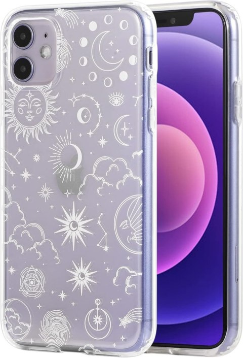 ETUI DO APPLE IPHONE 11 6.1" SOLIDNE SILIKONOWE BEZBARWNE PLECKI NIEBO