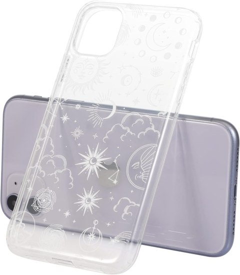 ETUI DO APPLE IPHONE 11 6.1" SOLIDNE SILIKONOWE BEZBARWNE PLECKI NIEBO