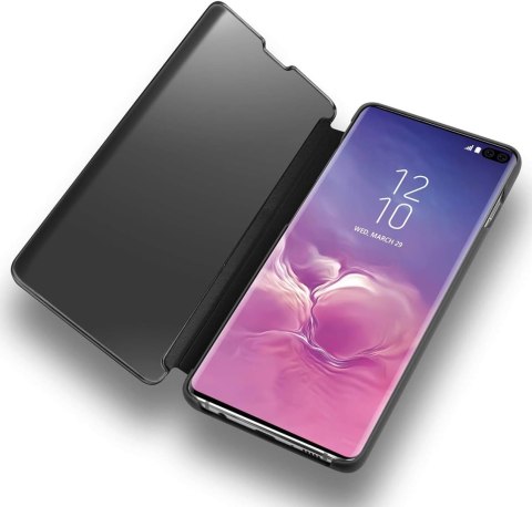 ETUI DO XIAOMI MI 11T 5G/MI 11T PRO 5G CZARNY ZAMYKANY Z KLAPKĄ LUSTRZANĄ