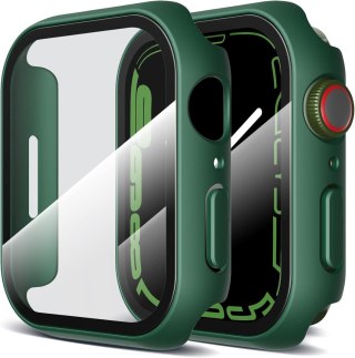 ETUI OCHRONNE NA ZEGAREK APPLE WATCH SERIES 7 41mm ZIELONE 2 SZTUKI SOLIDNE