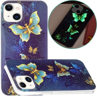 ETUI POKROWIEC DO APPLE IPHONE 13 MINI SILIKONOWE SOLIDNE PLECKI MOTYLE