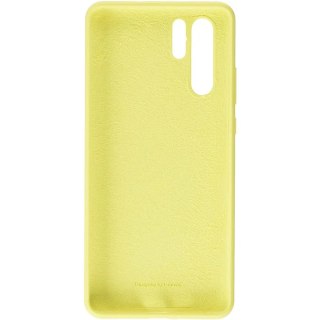 ETUI POKROWIEC DO HUAWEI P30 PRO 6.47" CASE ŻÓŁTE NEONOWE SILIKONOWE PLECKI