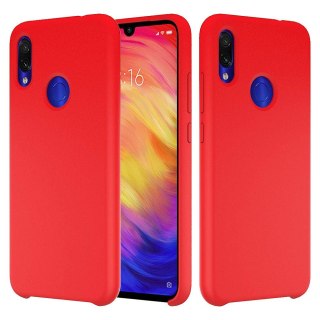 ETUI POKROWIEC DO XIAOMI REDMI NOTE 7 CZERWONE SILIKONOWE SOLIDNE PLECKI