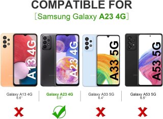 ETUI POKROWIEC DO SAMSUNG GALAXY A23 5G/4G CASE PLECKI +3x SZKŁO HARTOWANE