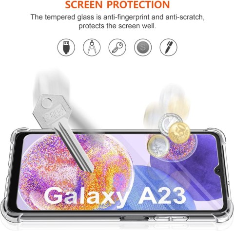 ETUI POKROWIEC DO SAMSUNG GALAXY A23 5G/4G CASE PLECKI +3x SZKŁO HARTOWANE