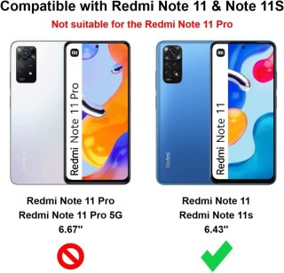 ETUI POKROWIEC XIAOMI REDMI NOTE 11/NOTE 11S NIEBIESKI ZAMYKANY MAGNETYCZNY