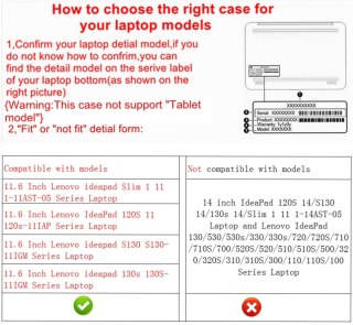 ETUI POKROWIEC NA LAPTOP LENOVO IDEAPAD SLIM 1-11AST-05 SKŁADANE ZAMYKANE