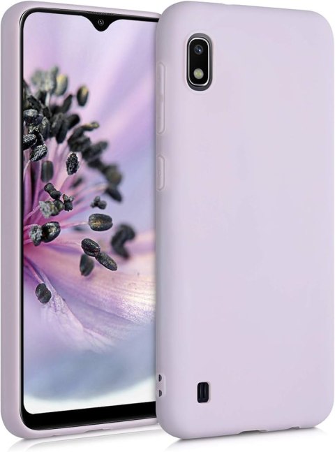 ETUI POKROWIEC SAMSUNG GALAXY A10 CASE FIOLETOWE SILIKONOWE SOLIDNE PLECKI