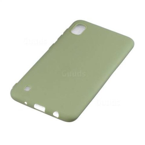 ETUI POKROWIEC SAMSUNG GALAXY A10 CASE ZIELONE VERT SILIKONOWE PLECKI