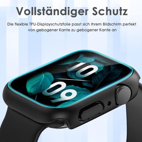 FOLIA OCHRONNA DO APPLE WATCH 8/7 45MM SOLIDNA OSŁONA ERKANU 4 SZTUKI