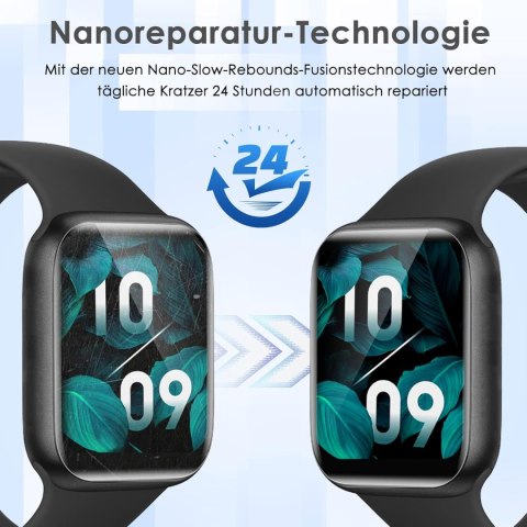 FOLIA OCHRONNA DO APPLE WATCH 8/7 45MM SOLIDNA OSŁONA ERKANU 4 SZTUKI