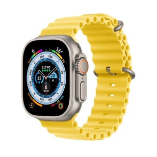 PASEK DO ZEGARKA APPLE WATCH 42/44/45/49mm SE/9/8/7/6/5/4/3/2/1 ŻÓŁTY