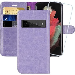 ZAMYKANE ETUI DO GOOGLE PIXEL 7 PRO 5G CASE FIOLETOWY +FOLIA OCHORNNA