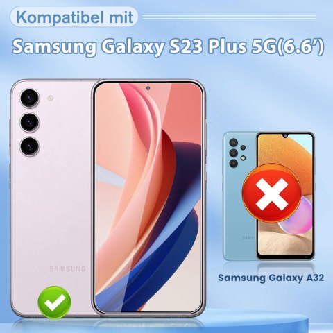 2x SZKŁO HARTOWANE DO SAMSUNG GALAXY S23+ 6.60" WYSOKA ODPORNOŚĆ