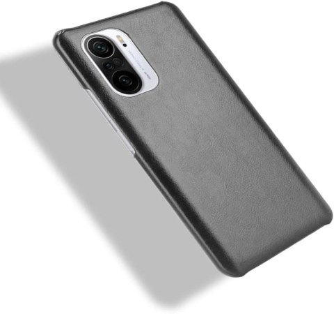 ETUI CIEMNOSZARE DO XIAOMI REDMI K40/K40 PRO 6.67" Z DODATKIEM EKOSKÓRY