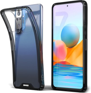 ETUI XIAOMI REDMI NOTE 10 PRO/10 PRO MAX SILIKONOWE PLECKI CZARNA RAMKA