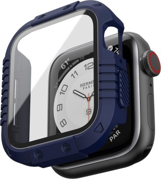 ETUI NA ZEGAREK APPLE WATCH 4/5/6/SE 44mm OBUDOWA WZMOCNIONA GRANATOWA