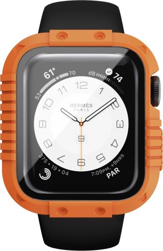 ETUI NA ZEGAREK APPLE WATCH 4/5/6/SE 44mm OBUDOWA WZMOCNIONA POMARAŃCZOWA