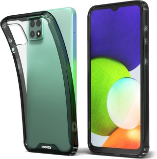 ETUI POKROWIEC DO SAMSUNG GALAXY A22 5G BEZBARWNE PLECKI SZARA RAMKA CASE