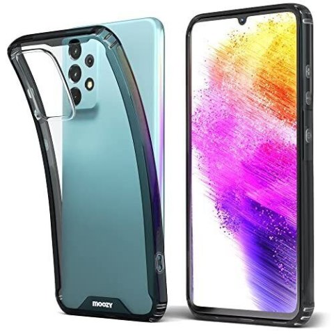 ETUI POKROWIEC DO SAMSUNG GALAXY A33 5G SILIKONOWE PLECKI CZARNA RAMKA CASE