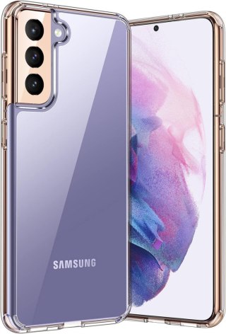 ETUI POKROWIEC DO SAMSUNG GALAXY S21 BEZBARWNE TRANSPARENTNE LEKKIE PLECKI