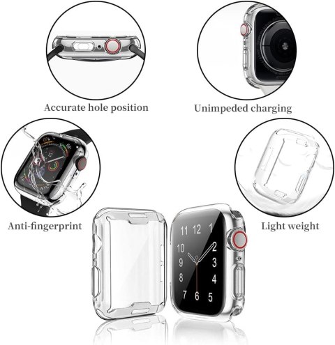 ETUI RHINOSHIELD GRANATOWE DO APPLE WATCH 4/5/6/SE 40mm ORAZ 1/2/3 38mm