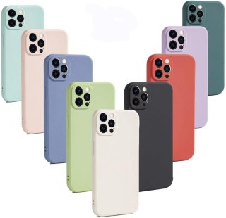 ETUI SILIKONOWE DO APPLE IPHONE 13 PRO MAX 6.7" RÓŻNE KOLORY MIX 9 SZTUK