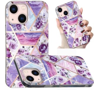 ETUI SILIKONOWE DO SAMSUNG GALAXY A52 5G/GALAXY A52S 5G GEOMETRYCZNE ZŁOTE