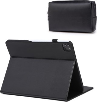 ETUI Z KLAPKĄ TABLET APPLE IPAD PRO 11"/IPAD AIR 10.9" CASE CZARNY EKOSKÓRA