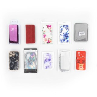 MIX BOX ETUI DO TELEFONU CZYTNIKA IPHONE SAMSUNG REALME HUAWEI KINDLE 10szt