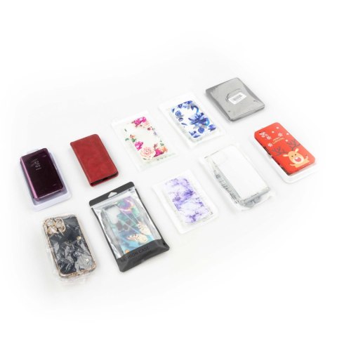 MIX BOX ETUI DO TELEFONU CZYTNIKA IPHONE SAMSUNG REALME HUAWEI KINDLE 10szt