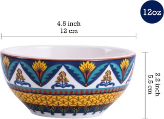 MISKI CERAMICZNE DO DESERÓW ZUPY PŁATKÓW SAŁATEK HAVANA BICO 350ml 6szt