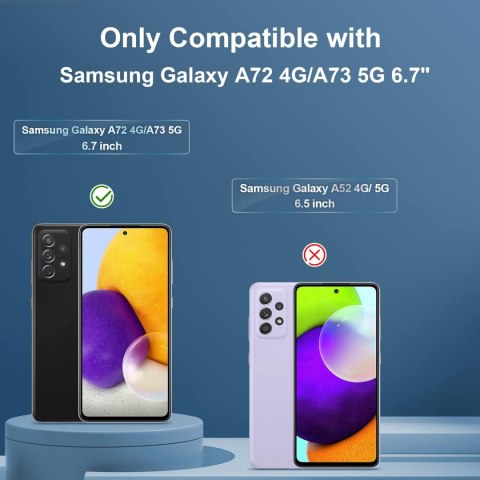 SZKŁO HARTOWANE DO SAMSUNG GALAXY A73 5G/A72 4G/5G WYTRZYMAŁE 3 SZTUKI